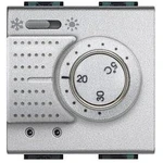 Legrand regulátor teploty Living&Light stříbrná NT4442