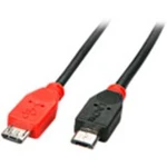 Kabel LINDY LINDY USB 2.0 Kabel Typ Micro-B/Micro-B 31759, 1.00 m, černá
