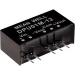 DC/DC měnič napětí, modul Mean Well DPU01L-15, 33 mA, 1 W, Počet výstupů 2 x