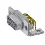 D-SUB zásuvka Deltron Connectors 90 °, pólů 9, pájené, piny, 1 ks