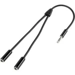 Jack audio kabel SpeaKa Professional SP-7870032, 20.00 cm, černá