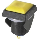 Tlačítkový spínač APEM IQC1S4B2, 16 mm, 24 V/DC, 0,1 A, pájecí očka, 1x vyp/zap
