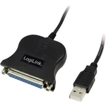 Adaptér LogiLink USB 1.1/D-SUB, černý, 1,8 m
