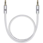 Připojovací kabel Oehlbach, jack zástr. 3.5 mm/jack zástr. 3.5 mm, bílý, 1,5 m