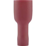 Faston zásuvka Vogt Verbindungstechnik 396105S 4.8 mm x 0.5 mm, 180 °, plná izolace, červená, 1 ks