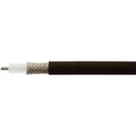 Koaxiální kabel Huber & Suhner RG_58_C/U (22510015), 50 Ω, stíněný, černá, 1 m