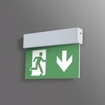 Nouzové osvětlení se šipkou únikového východu B-safety L-Lux Standard, (BR 558 030), strop