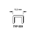 1250 sponek 1250 ks Wolfcraft 7203000 Typ svorek 059