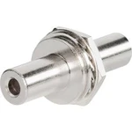 Jack 3,5mm zásuvka ⇔ jack 3,5mm zásuvka BKL Electronic 1102077, adaptér vestavný, stříbrná