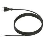 Síťový kabel Bachmann Electric 246186, zástrčka/otevřený konec, 1 mm², 5 m, černá