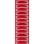 Conductor markers, MultiCard, 60 x 11 mm, Polyamide 66, Colour: Red Weidmüller Počet markerů: 60 SFX 11/60 MC NEUTRAL RTMnožství: 60 ks