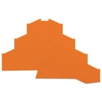 Koncová a oddělovací deska, WAGO 281-366, 99.4 mm x 1 mm x 62.5 mm , 100 ks