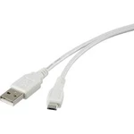 USB 2.0 kabel Renkforce RF-4094754, 1.00 m, bílá