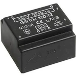 Transformátor do DPS Gerth EE 20/6,1, prim: 230 V, Sek: 9 V, 38 mA, 0,35 VA