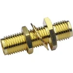 SMA vestavná spojka Telegärtner J01154A0041, 50 Ω, zásuvka ⇔ zásuvka