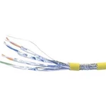 Ethernetový síťový kabel CAT 7 S/FTP VOKA Kabelwerk 170202-21, 4 x 2 x 0.32 mm², žlutá, metrové zboží