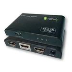 HDMI rozbočovač TECHly IDATA-HDMI2-4K2E IDATA-HDMI2-4K2E, 2 porty, černá