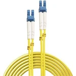 Optické vlákno kabel LINDY 47453 [1x zástrčka LC - 1x zástrčka LC], 5.00 m, žlutá