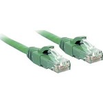 Síťový kabel RJ45 LINDY 48045, CAT 6, U/UTP, 30.00 cm, zelená