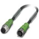 Připojovací kabel pro senzory - aktory Phoenix Contact SAC-4P-M12MS/ 3,0-PVC/M12FS 1415614 3.00 m, 1 ks
