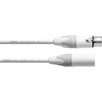 Mikrofonní kabel Cordial REAN XLR Female/XLR male 10 m bílá