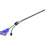 Kabel USB 2.0, sériový Renkforce [1x USB-C™ zástrčka - 1x D-SUB zástrčka 9pólová] černá pozlacené kontakty