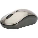 Optická Wi-Fi myš ednet 81166 81166, ergonomická, antracitová, černá