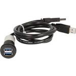 2x USB 3.0 zásuvka A - 2x zástrčka USB 3.0 A Schlegel 1 ks