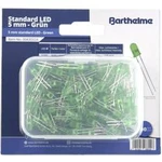 Sada LED Barthelme kulatý, 5 mm, 35 °, 20 mA, 3 V, zelená