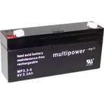 Olověný akumulátor multipower PB-6-3,3-4,8 MP3,3-6, 3.3 Ah, 6 V