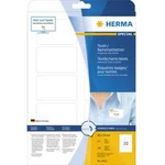 Herma 4412 etikety 80 x 50 mm acetátové hedvábí bílá 250 ks přemístitelné jmenovky, textilní štítky, Typové štítky