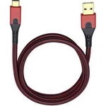 USB 3.0 kabel Oehlbach USB Evolution C3 9440, 50.00 cm, červená/černá