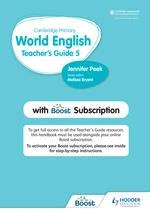 Cambridge Primary World English Teacher's Guide Stage 5 with Boost Subscription