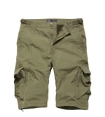 Kraťasy Terrance Vintage Industries® - olivovo zelené (Farba: Olive Drab, Veľkosť: S)