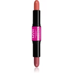 NYX Professional Makeup Wonder Stick Cream Blush oboustranná konturovací tyčinka odstín 02 Honey Orange N Rose 2x4 g