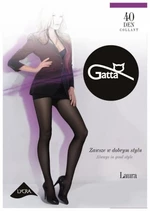 Gatta Laura 40 den 5-XL punčochové kalhoty 5-XL grafit/odstín šedé