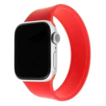 Remienok FIXED Silicone Strap na Apple Watch 42/44/45 mm, velikost XS (FIXESST-434-XS-RD) červený Natahovací řemínek FIXED Silicon Strap vyrobený z pr