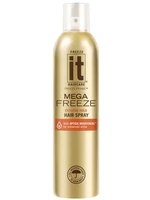 Rýchloschnúci "zmrazovač" lak na vlasy Freeze It Haircare Mega Freeze - 283 g (03101) + darček zadarmo