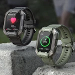 C20 1.71 inch Corning Gorilla Glass Screen Heart Rate Blood Pressure Oxygen Monitor 24 Sports Modes 50 Days Long Standby