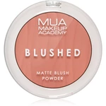 MUA Makeup Academy Blushed Powder Blusher pudrová tvářenka odstín Rose Tea 5 g