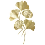 Luxury Ginkgo Gold Leaf Metal Wall Hanging Art Porch Living Room Background Home Wall Decor
