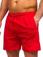 Červené pánské plavecké šortky Bolf YW07003