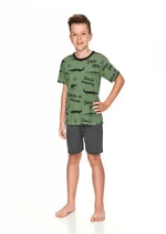 Taro Luka 2744 L22 Chlapecké pyžamo 110 zelená/melanž