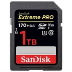 Pamäťová karta SanDisk SDXC Extreme Pro 1TB UHS-I U3 (170R/90W) (SDSDXXY-1T00-GN4IN) SanDisk Extreme PRO 1 TB SDXC Memory Card 170 MB/s, UHS-I, Class 