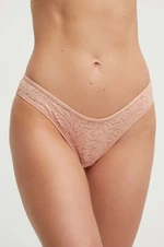 Nohavičky Calvin Klein Underwear ružová farba,000QF7348E