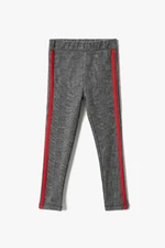 Koton Girls Black Plaid Leggings