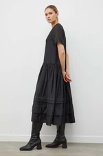 Šaty Lovechild čierna farba,midi,áčkový strih,8004168