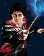 Zuty Pictură pe numere Harry Potter și bagheta