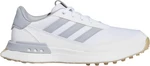 Adidas S2G Spikeless 24 Junior Golf Shoes White/Halo Silver/Gum 34 Calzado de golf junior