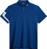 J.Lindeberg Heath Regular Fit Polo Estate Blue Melange L Camiseta polo